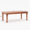 Picture of Early American Rustic Acacia Wood Dining Room Table