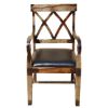 Picture of Sheraton Solid Wood & Leather Upholstered Dining Chair
