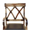 Picture of Sheraton Solid Wood & Leather Upholstered Dining Chair