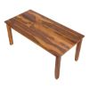 Picture of Cariboo Solid Wood Dining Table With Contemporary Tapered Legs 