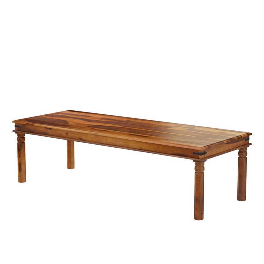 Picture of San Francisco Transitional Rustic Solid Wood Large Dining Table