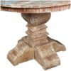Picture of French Quarter Rustic Reclaimed Wood Round Small Kitchen Table