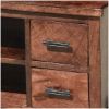 Picture of Daytona Solid Wood Open Back 4 Drawer Media TV Stand