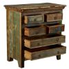 Picture of Norfolk Rustic Reclaimed Wood 6 Drawer Standard Vertical Chest