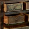 Picture of Norfolk Rustic Reclaimed Wood 6 Drawer Standard Vertical Chest