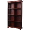 Picture of Boise 8 Open Shelf Rustic Solid Wood Large Cube Bookcase