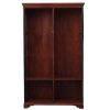 Picture of Boise 8 Open Shelf Rustic Solid Wood Large Cube Bookcase