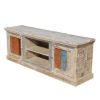 Picture of Appalachian Rustic Reclaimed Wood Media Center TV Table