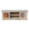 Picture of Appalachian Rustic Reclaimed Wood Media Center TV Table