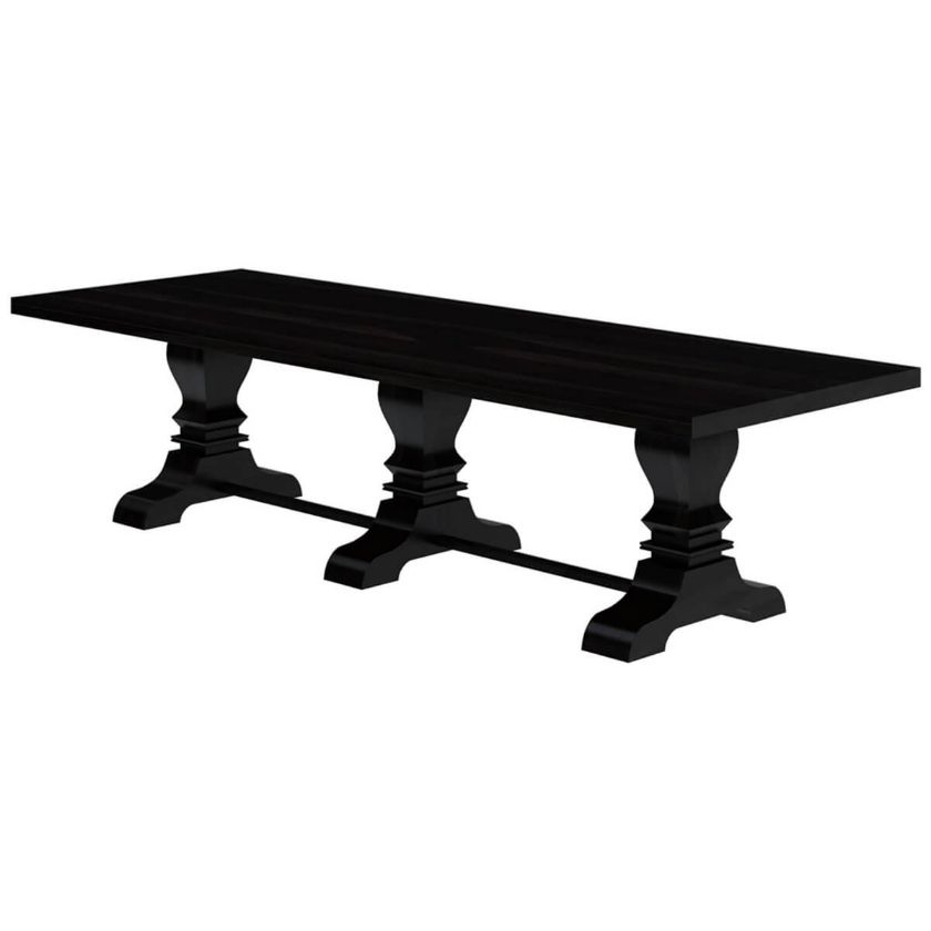 Picture of Harold Extra large Triple Pedestal Dining Table For 12 Person