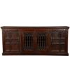 Picture of Gothic Gates Rustic Reclaimed Wood Extra Large Buffet Cabinet