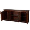Picture of Gothic Gates Rustic Reclaimed Wood Extra Large Buffet Cabinet