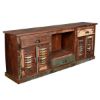Picture of Rustic Reclaimed Wood 72 Inch TV Stand Media Console
