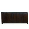 Picture of Ebony Sunburst Reclaimed Wood 1 Drawer TV Stand Media Console Cabinet