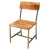 Picture of Solid Wood & Iron Rustic Dining Chair (Set Of 2)