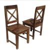 Picture of Dallas Ranch Solid Wood X Back Dining Chair