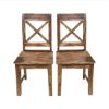 Picture of Dallas Ranch Solid Wood X Back Dining Chair