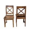 Picture of Dallas Ranch Solid Wood X Back Dining Chair