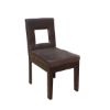 Picture of Rebel Solid Wood & Leather Window Back Chair Set of 2