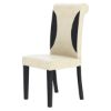 Picture of Urban Solid Wood  Canvas and Leather Parsons Dining Chair