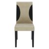 Picture of Urban Solid Wood  Canvas and Leather Parsons Dining Chair
