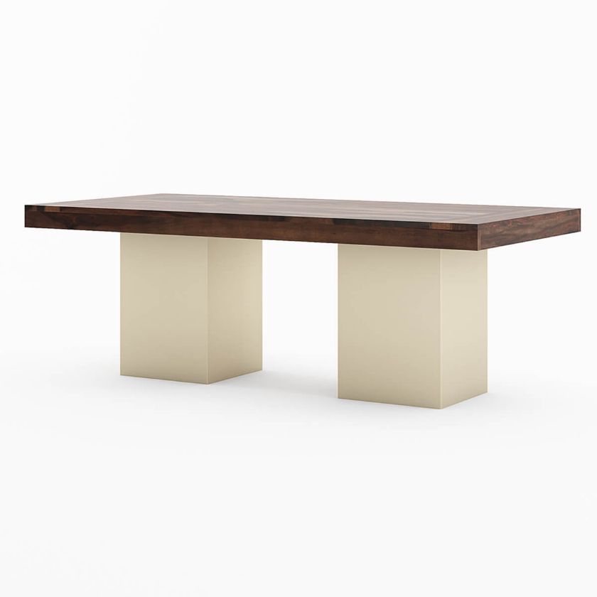 Picture of Sierra Solid Wood Sutton Double Pedestal Dining Table