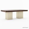 Picture of Sierra Solid Wood Sutton Double Pedestal Dining Table