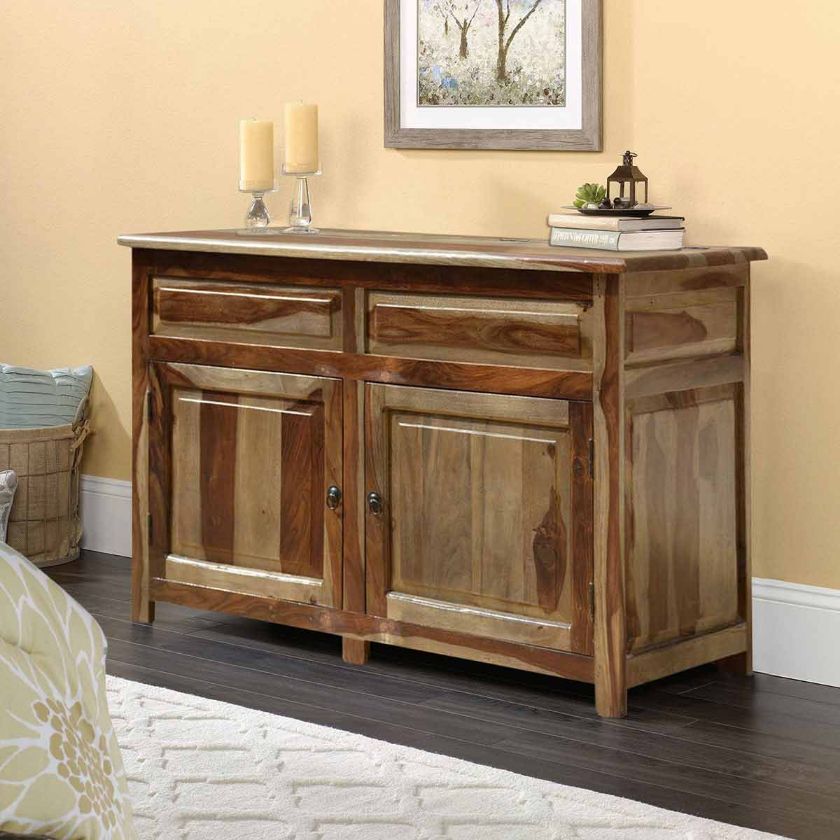 Picture of Wilmot Unique Solid Wood Lift Top Storage Buffet Cabinet