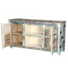 Picture of Ritter Rainbow Reclaimed Wood Shutter Door Media Console