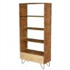 Picture of Tijuana Industrial 4 Open Shelf Bookcase With Drawer