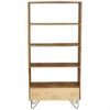 Picture of Tijuana Industrial 4 Open Shelf Bookcase With Drawer