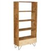 Picture of Tijuana Industrial 4 Open Shelf Bookcase With Drawer