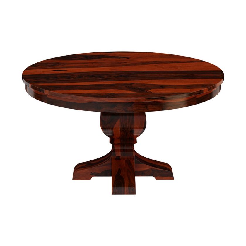 Picture of Missouri Solid Wood Pedestal Round Dining Table