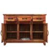 Picture of Sierra Nevada Modern Solid Wood 3 Drawer Rustic Sideboard