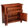 Picture of Mission Classic Acacia Wood Buffet Sideboard Cabinet