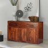Picture of Modern Simplicity Acacia Wood Buffet Cabinet with Drawer
