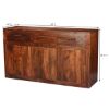 Picture of Modern Simplicity Acacia Wood Buffet Cabinet with Drawer