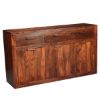 Picture of Modern Simplicity Acacia Wood Buffet Cabinet with Drawer
