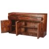 Picture of Modern Simplicity Acacia Wood Buffet Cabinet with Drawer