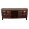 Picture of Lincoln Traditional Reclaimed Wood TV Table Media Cabinet