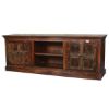 Picture of Gothic Classic Mango & Reclaimed Wood TV Console Media Cabinet