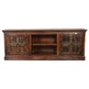 Picture of Gothic Classic Mango & Reclaimed Wood TV Console Media Cabinet