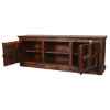 Picture of Gothic Classic Mango & Reclaimed Wood TV Console Media Cabinet