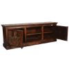Picture of Gothic Classic Mango & Reclaimed Wood TV Console Media Cabinet