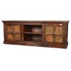 Picture of Sunset Gothic Mango & Reclaimed Wood TV Console Media Cabinet
