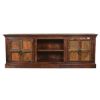 Picture of Sunset Gothic Mango & Reclaimed Wood TV Console Media Cabinet