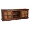 Picture of Sunset Gothic Mango & Reclaimed Wood TV Console Media Cabinet