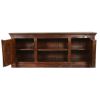 Picture of Forever Gothic Rustic Mango Reclaimed Wood TV Media Console Cabinet