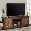 Picture of Arrowhead Mango & Reclaimed Wood Large TV Stand Media Console Cabinet