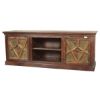 Picture of Arrowhead Mango & Reclaimed Wood Large TV Stand Media Console Cabinet